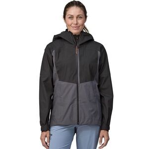 Patagonia Boulder Fork Rain Jacket Forge Grey Full Zip 85160-FGE Women’s Size S